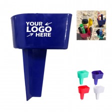 Sand Cup Holder for Beverage Phone Sunglass Key, Beach Accessory Drink Sand Coaster